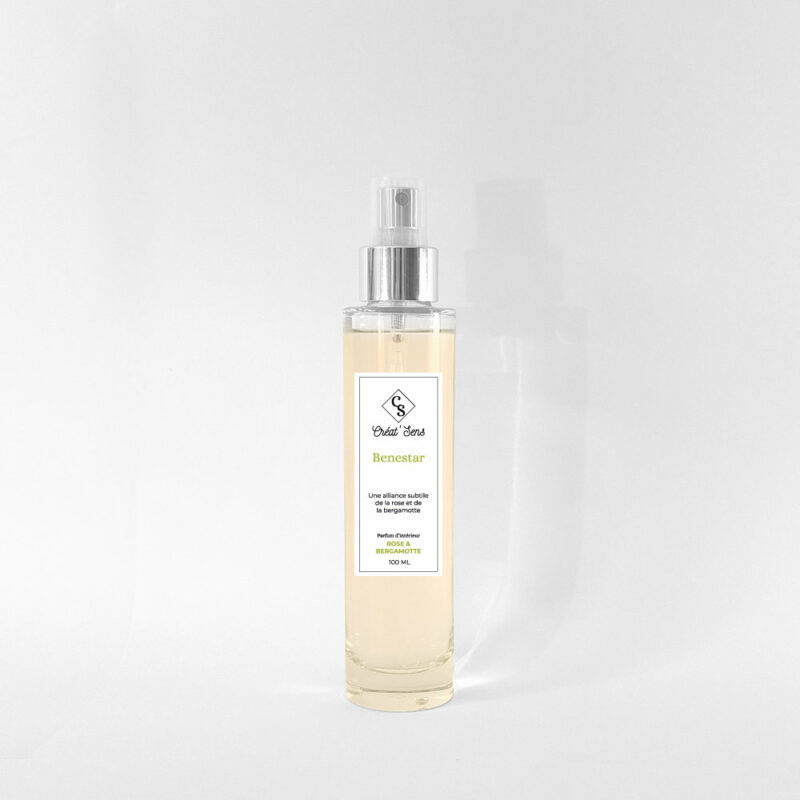Parfum d’intérieur Rose et bergamote en spray